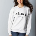 Celine Paris Crewneck Sweatshirt Color White (S, M)